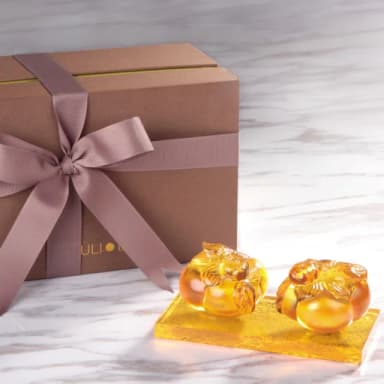 【琉璃工房 LIULI LIVING】連連好事 入厝禮/轉任/感謝(送禮/琉璃/禮物/水晶/藝術品/禮贈/企業)