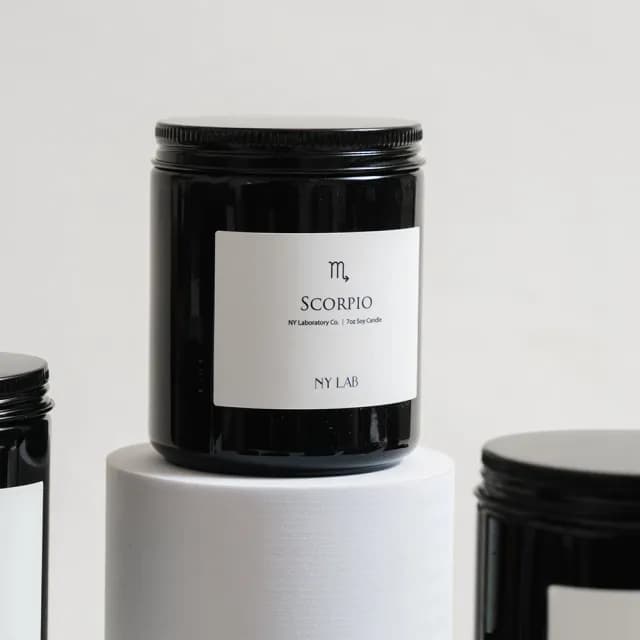 【NY LAB 紐約實驗室】紐約曼哈頓聯名款星座手工香氛蠟燭 7oz(天蠍座 星座 香氛 蠟燭 送禮) 禮物