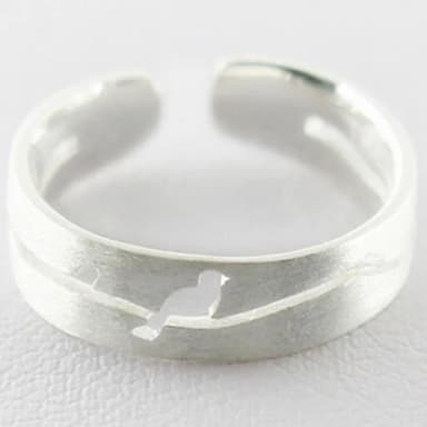 【米蘭精品】現貨+預購 戒指流行銀飾品(小鳥造型迷人時尚百搭母親節生日情人節聖誕節交換禮物73ae17)