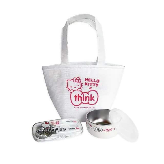【thinkbaby】Hello kitty聯名餐具組禮盒