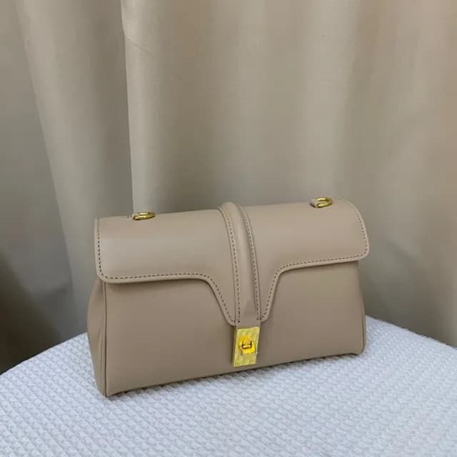 【巴黎精品】情人節禮物 真牛皮側背包真皮革單肩背包托特包手提包隨身女包包(百搭復古通勤小方包4色a1bl38)