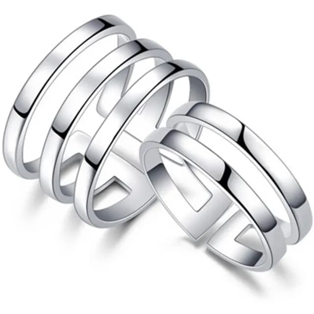 【米蘭精品】現貨+預購 戒指流行銀飾品(環杯造型簡約時尚韓國流行母親節生日情人節禮物2款73ae51)