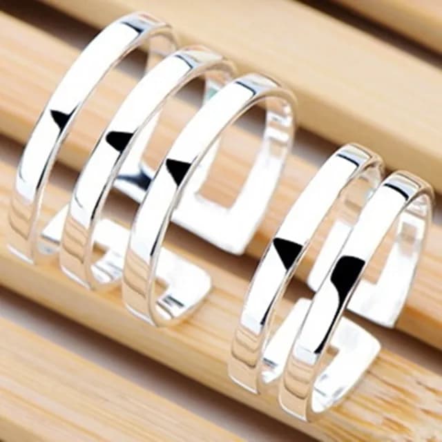 【米蘭精品】現貨+預購 戒指流行銀飾品(環杯造型簡約時尚韓國流行母親節生日情人節禮物2款73ae51)