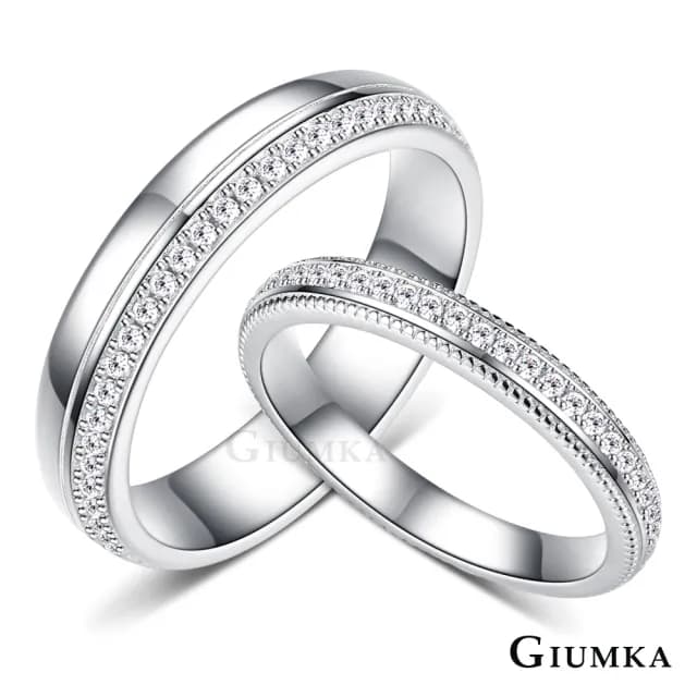 【GIUMKA】情侶戒指．925純銀．尾戒．穿越愛戀．情人節禮物(銀色)