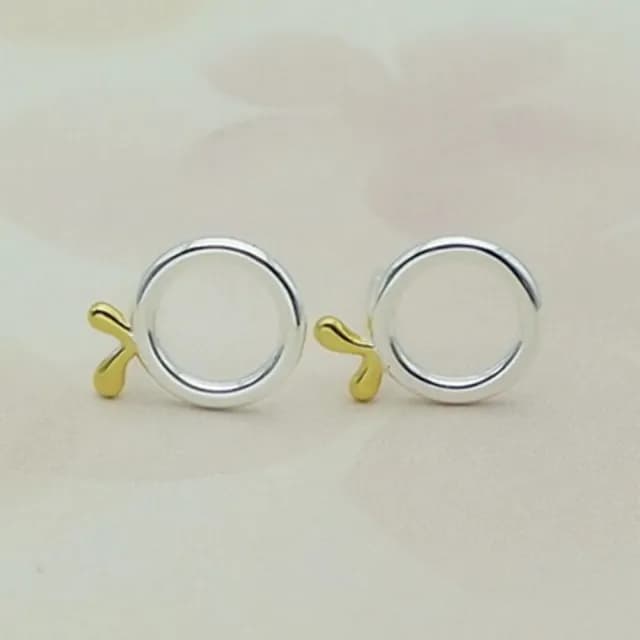【米蘭精品】現貨+預購 耳環銀飾品耳針式耳飾(韓版可愛小圈圈時尚情人節生日禮物聖誕節交換禮物首選73ag12)