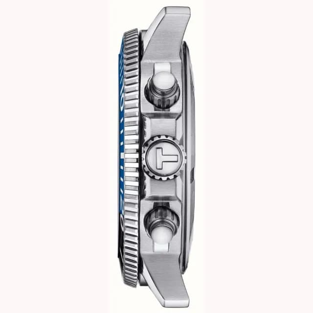 【TISSOT 天梭 官方授權】水鬼 Seastar 1000 海洋之星300米潛水三眼計時手錶 送禮 推薦(T1204171705103)