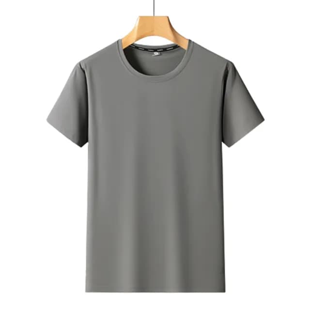 【米蘭精品】現貨+預購 冰絲T恤短袖上衣(休閒速乾健身寬鬆男裝父親節禮物5色74ey20)