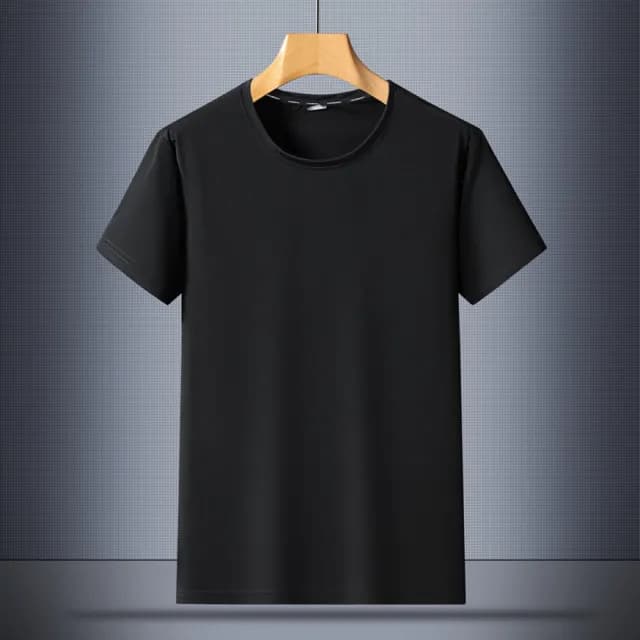 【米蘭精品】現貨+預購 冰絲T恤短袖上衣(休閒速乾健身寬鬆男裝父親節禮物5色74ey20)