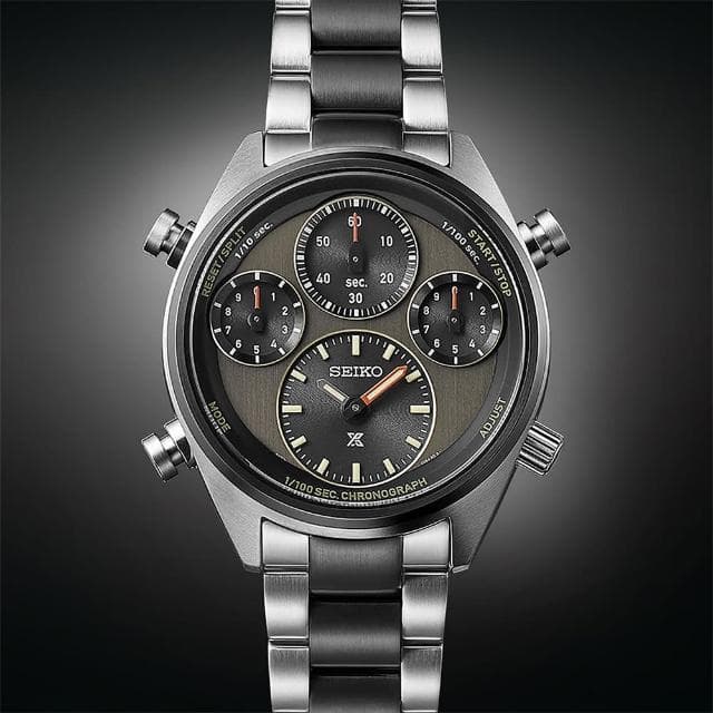 【SEIKO 精工】Prospex 40週年限量版 1/100秒太陽能計時手錶 母親節 禮物 送禮(SFJ005P1/8A50-00C0N)