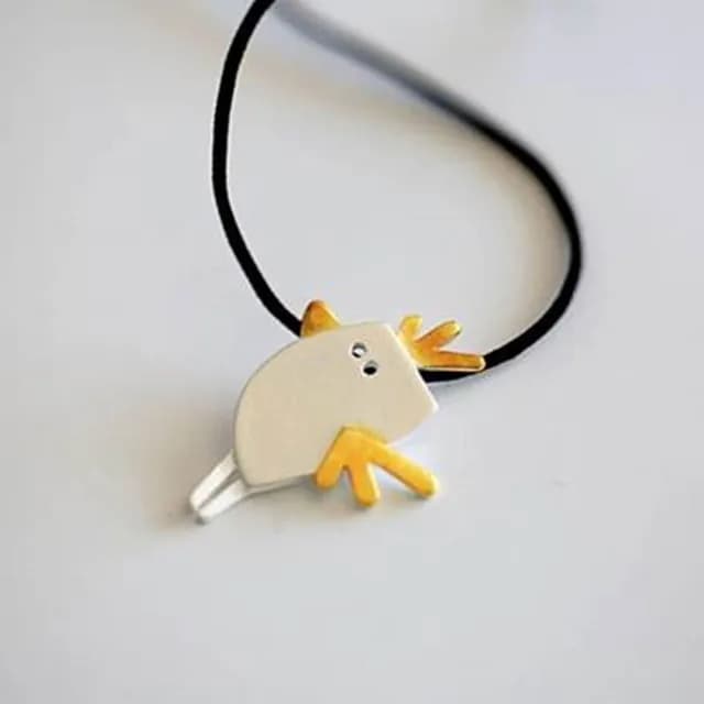 【米蘭精品】現貨+預購 項鍊流行銀飾品(精選可愛小雞造型母親節生日情人節聖誕節交換禮物73as65)