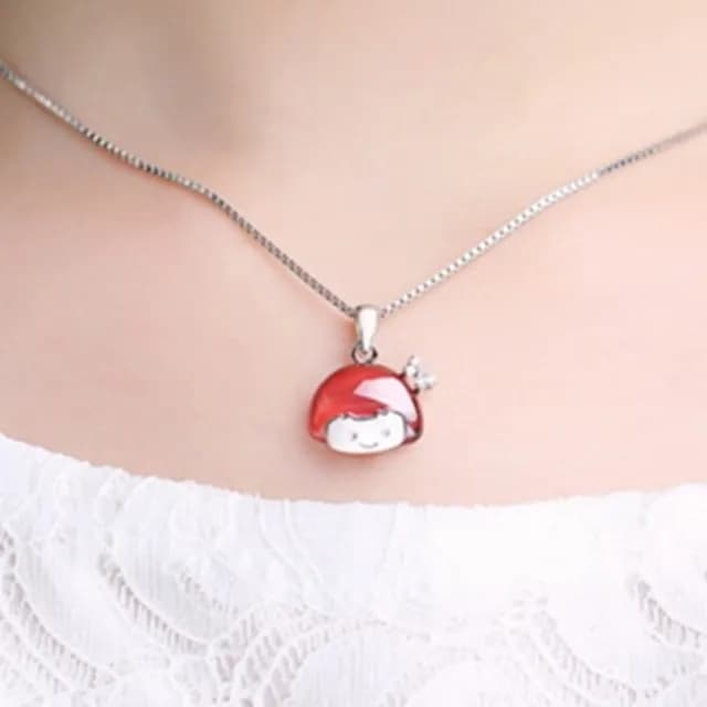 【米蘭精品】現貨+預購 項鍊鑲鑽流行銀飾品(可愛精緻百搭母親節情人節生日聖誕節交換禮物73am50)
