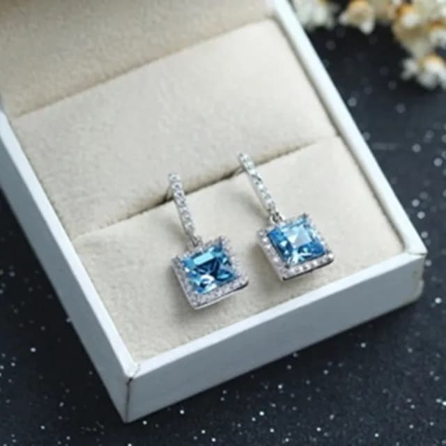【米蘭精品】現貨+預購 耳環水晶流行銀飾品(優雅高貴時尚母親節情人節生日聖誕節交換禮物73al13)