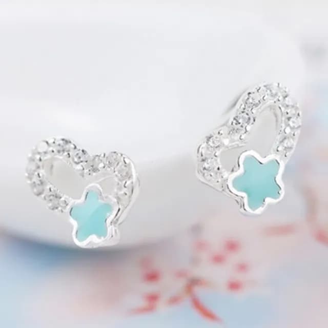 【米蘭精品】現貨+預購 耳環鑲鑽流行銀飾品(優雅典雅真愛母親節情人節生日聖誕節交換禮物73al26)
