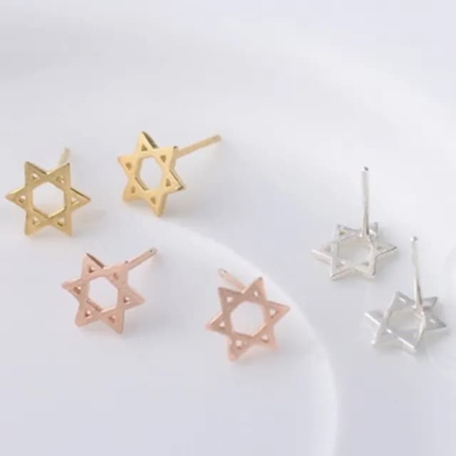【米蘭精品】現貨+預購 耳環耳針式流行銀飾品(可愛獨特母親節情人節生日聖誕節交換禮物73al38)