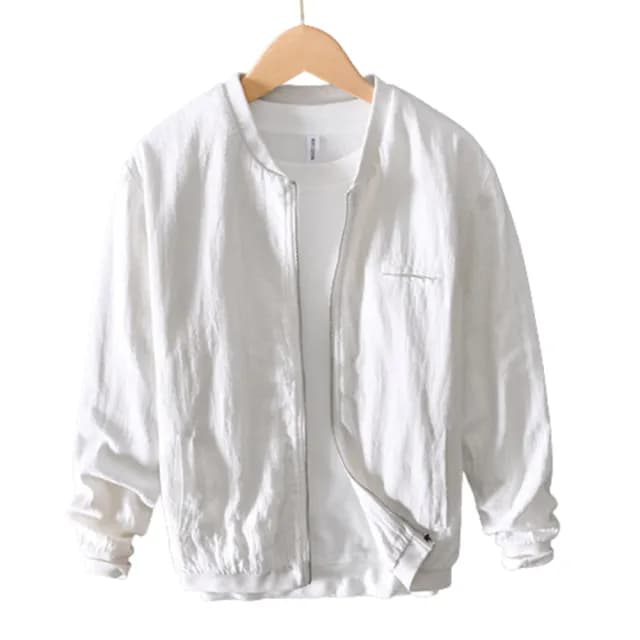 【巴黎精品】父親節禮物 棒球外套休閒夾克(經典復古純色寬鬆男外套5色a1bv8)