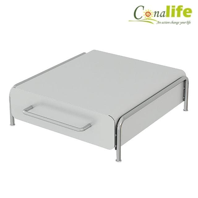 【Conalife】2入組 - 多用途小家電底座抽屜置物架(咖啡機收納架)
