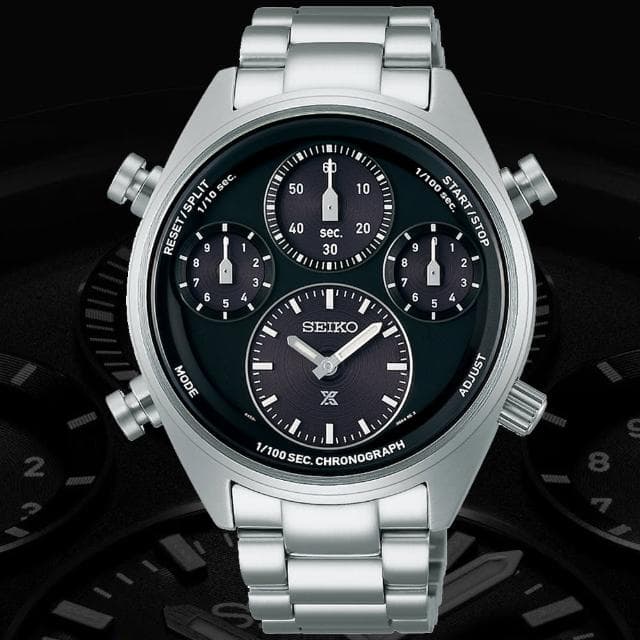 【SEIKO 精工】PROSPEX系列 40周年紀念 太陽能計時腕錶 母親節 禮物 推薦(SFJ003P1/8A50-00A0D)