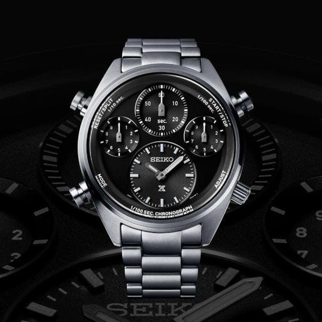 【SEIKO 精工】PROSPEX系列 40周年紀念 太陽能計時腕錶 母親節 禮物 推薦(SFJ003P1/8A50-00A0D)