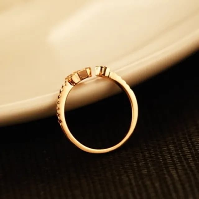 【米蘭精品】現貨+預購 玫瑰金戒指鑲鑽流行飾品(時尚韓式星星造型七夕情人節生日聖誕節交換禮物73by41)