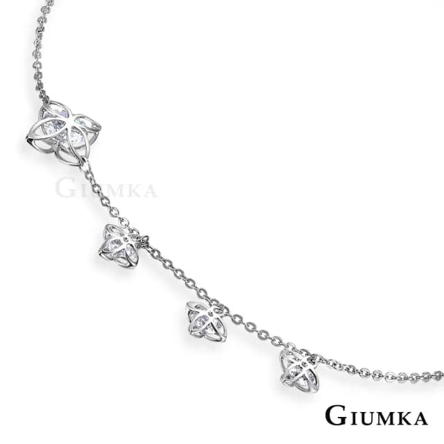 【GIUMKA】女士腳鍊．生命之花．新年禮物/開運/送禮(銀色款)