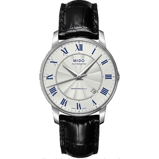 【MIDO 美度】Baroncelli II 羅馬假期機械腕錶-38mm 手錶 送禮 推薦(M86004214)