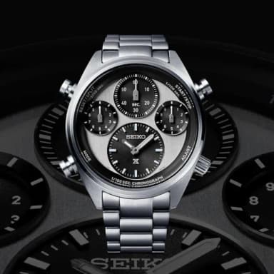 【SEIKO 精工】PROSPEX系列 40周年紀念 太陽能計時腕錶 母親節 禮物 推薦(SFJ001P1/8A50-00A0S)
