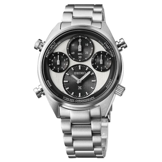 【SEIKO 精工】PROSPEX系列 40周年紀念 太陽能計時腕錶 母親節 禮物 推薦(SFJ001P1/8A50-00A0S)