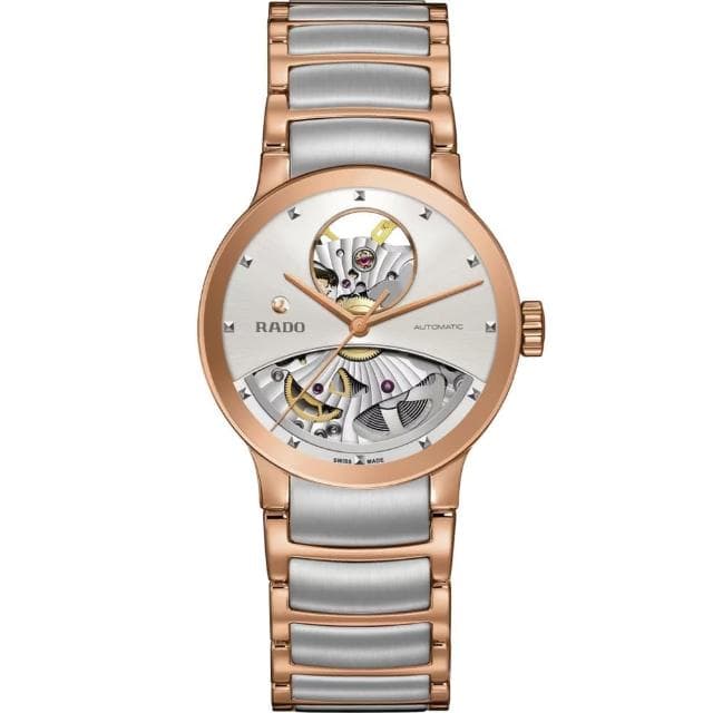 【Rado 雷達表】Centrix 晶萃系列開芯鏤空機械錶  R02送禮推薦(R30248012)