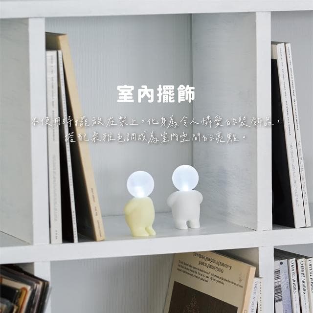 【+d】日本製迷你人型小夜燈(萬聖節/居家療癒小物/交換禮物/小檯燈/露營燈)