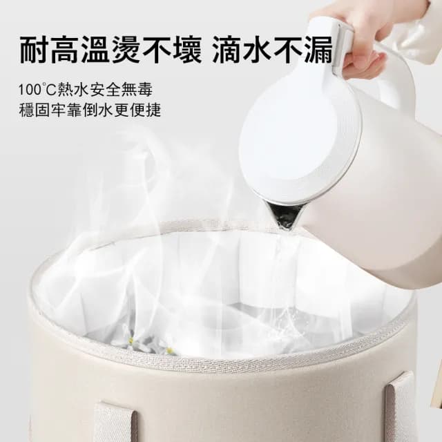 【Kyhome】旅行便攜泡腳桶 可折疊泡腳袋 足浴桶 足浴盆 交換禮物
