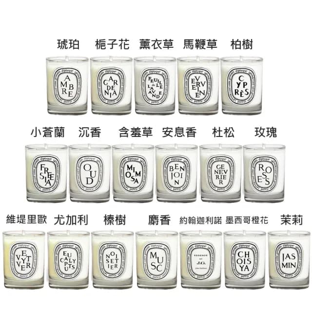 【Diptyque】香氛蠟燭 190g 多款可選(平行輸入)