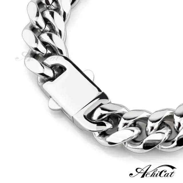 【AchiCat】古巴鍊．手鍊．粗鏈條．個性． H22017(新年禮物)