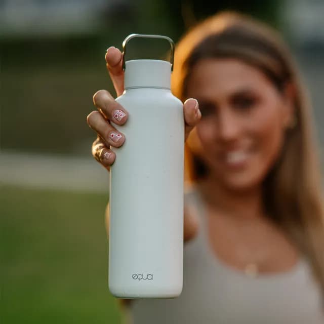 【EQUA】THERMO TIMELESS BOTTLE 緩時光雙層保溫杯 600m(情人節禮物/保溫杯/環保杯/健身/保冷壺/不鏽鋼)