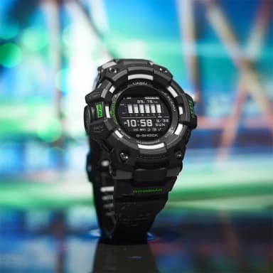 【CASIO 卡西歐】G-SHOCK 夜光迷彩 城市夜景系列藍芽手錶 送禮 禮物 推薦(GBD-100LM-1)
