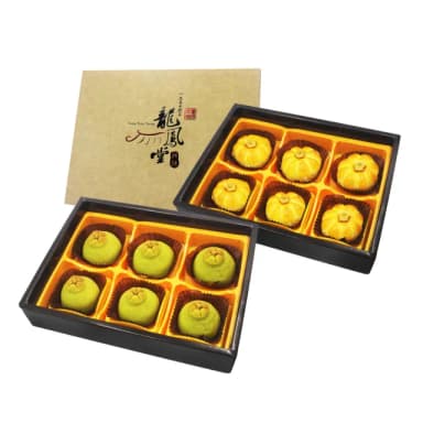 【龍鳳堂】蛋黃酥禮盒x2盒組(南瓜馬車/柚見中秋任選)
