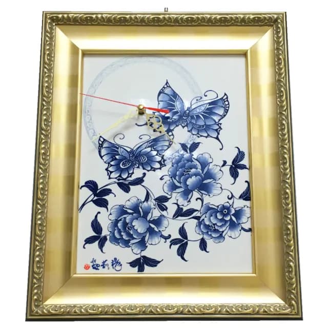 【青花皇后楊莉莉】青花瓷版畫(鍾愛一生)