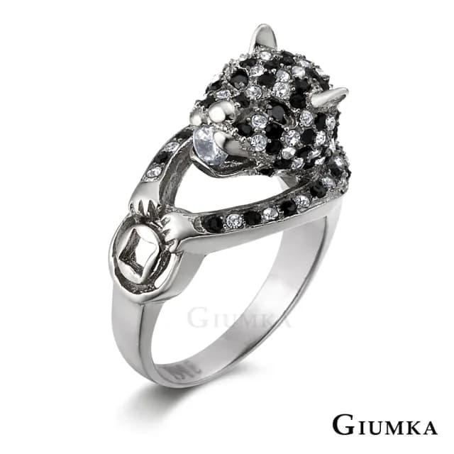 【GIUMKA】開運戒指．對戒．招財．金錢豹．銀色(情人節禮物)