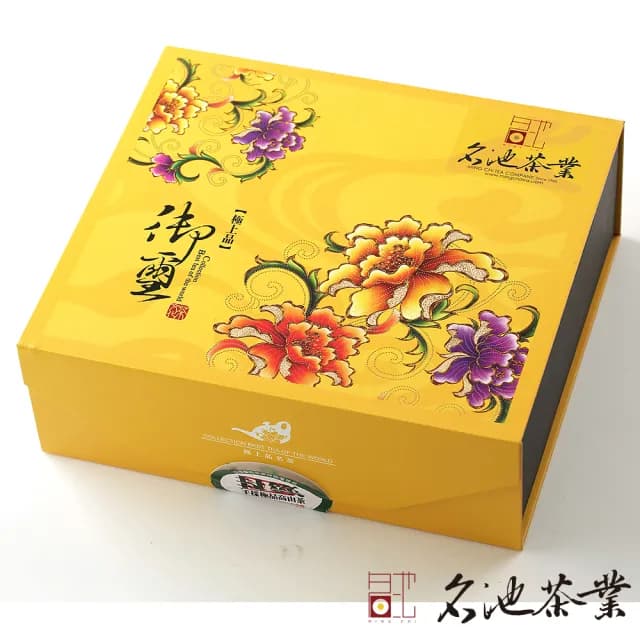【名池茶業】黃御璽禮盒-梨山金萱茶葉150gx2罐(共0.5斤)
