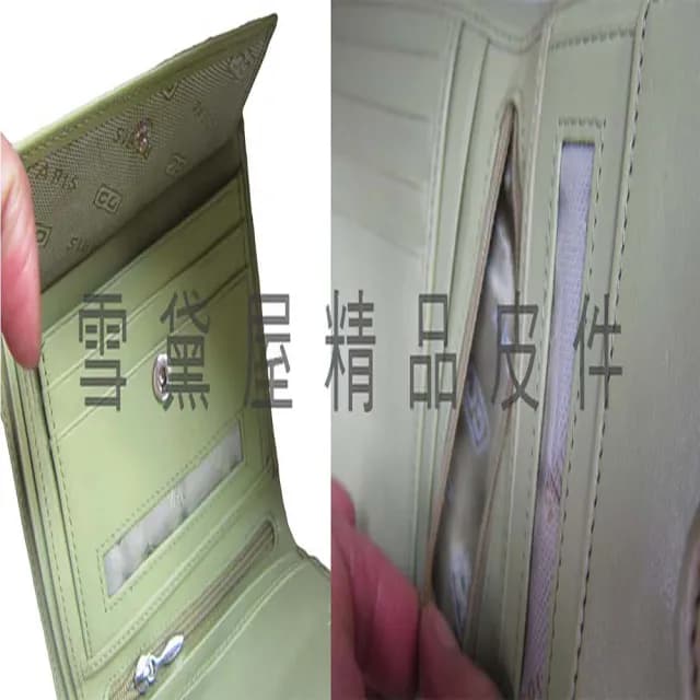【SNOW.bagshop】情人節禮物 真皮包包  中夾中性復古皮夾皮帶暗釦二折式主袋(100%進口牛皮革材質輕巧大方中