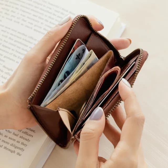 【FOCUS】真皮L型短夾/零錢包 FTA0089(真皮包包 義大利植鞣革/頭層牛皮/真皮短夾零錢包)