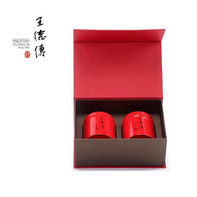 【王德傳】德傳特選茶葉禮盒-金萱烏龍茶葉100g＋焙香烏龍茶葉100g(德傳茶禮)