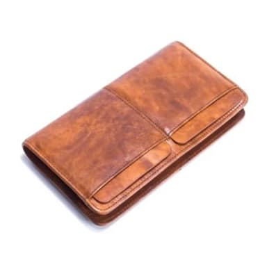 【米蘭精品】現貨+預購 手拿包真皮包包(休閒復古大容量長款男皮件情人節生日父親節禮物2色73lu26)