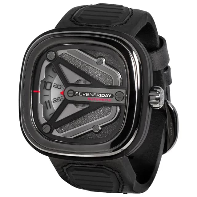 【SEVENFRIDAY】M3 星際太空船自動上鍊機械錶-黑/47mm 送禮 禮物 推薦(M3)