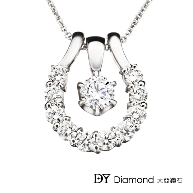 【DY Diamond 大亞鑽石】18K金 0.40克拉 D/VS1 華麗鑽墜