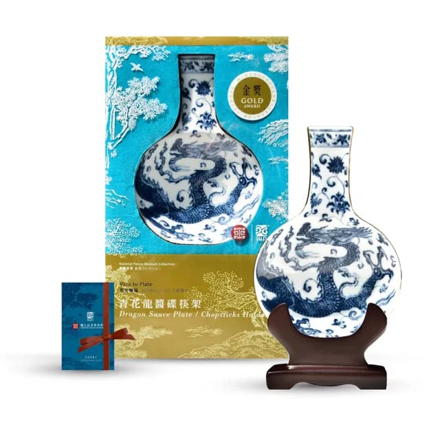 【TALES 神話言】瓶安蘸福-醬碟筷架(文創 藝術 創新 器皿 禮物)