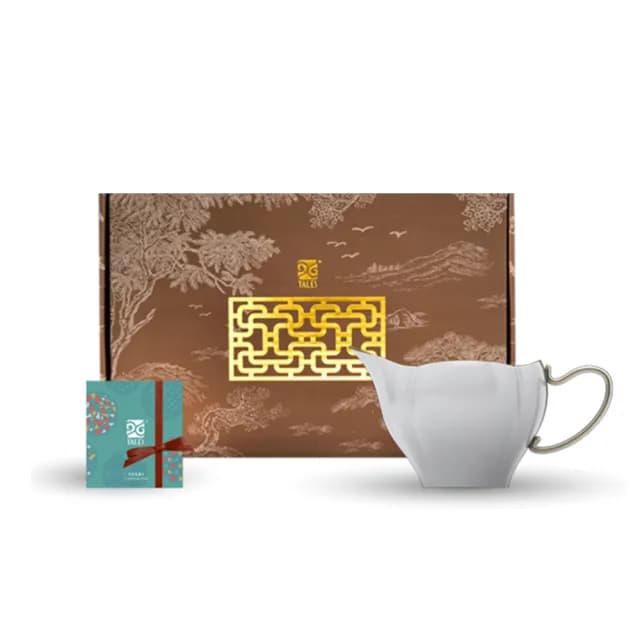 【TALES 神話言】花窗舞影-茶海(文創 禮品 禮物 收藏 骨瓷)