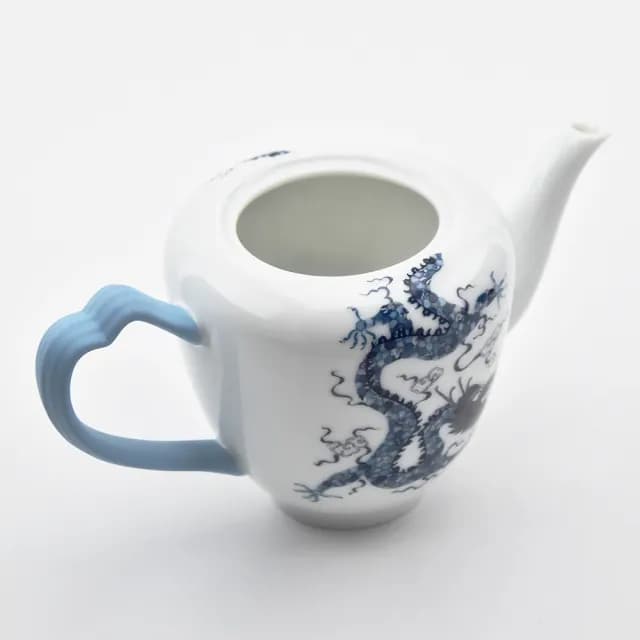 【TALES 神話言】甲辰龍年 世紀龍顏 中式正把茶壺(開運 吉祥 文創 禮品 禮物 收藏)