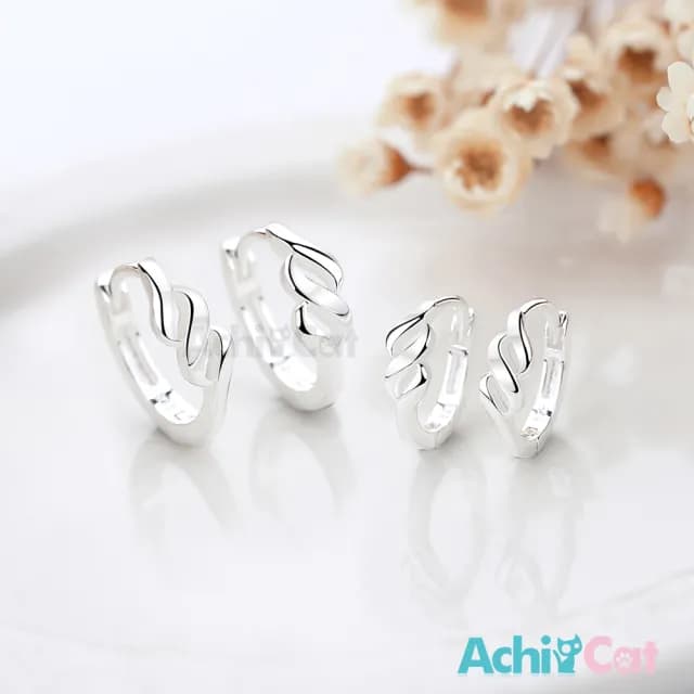 【AchiCat】純銀耳環．易扣．耳針(新年禮物)
