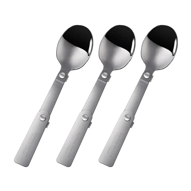 【1Z Life】PLUS PERFECT極緻316折疊湯匙-3入(餐具 PERFECT 理想 湯匙 1z life 極緻 316不鏽鋼)