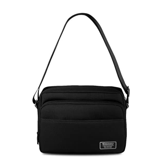 【Discovery Adventures】情人節禮物 City多功能郵差包大-黑色(DA-B27204-BK)